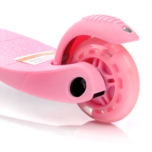 METEOR SCOOTER THREE-WHEEL WITH LED WHEELS TUCAN pink