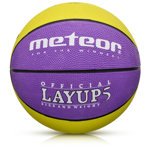 Basketball Meteor Layup 5  yellow / purple